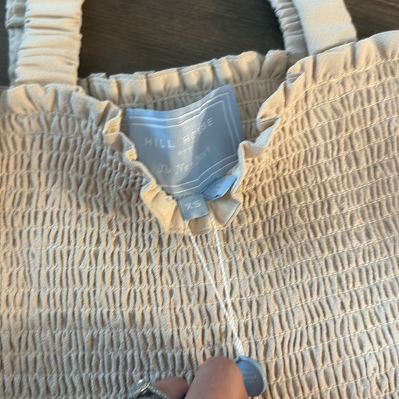 NWT HILL HOUSE HOME The Anjuli Nap Dress in sand crepe - Picture 6 of 8